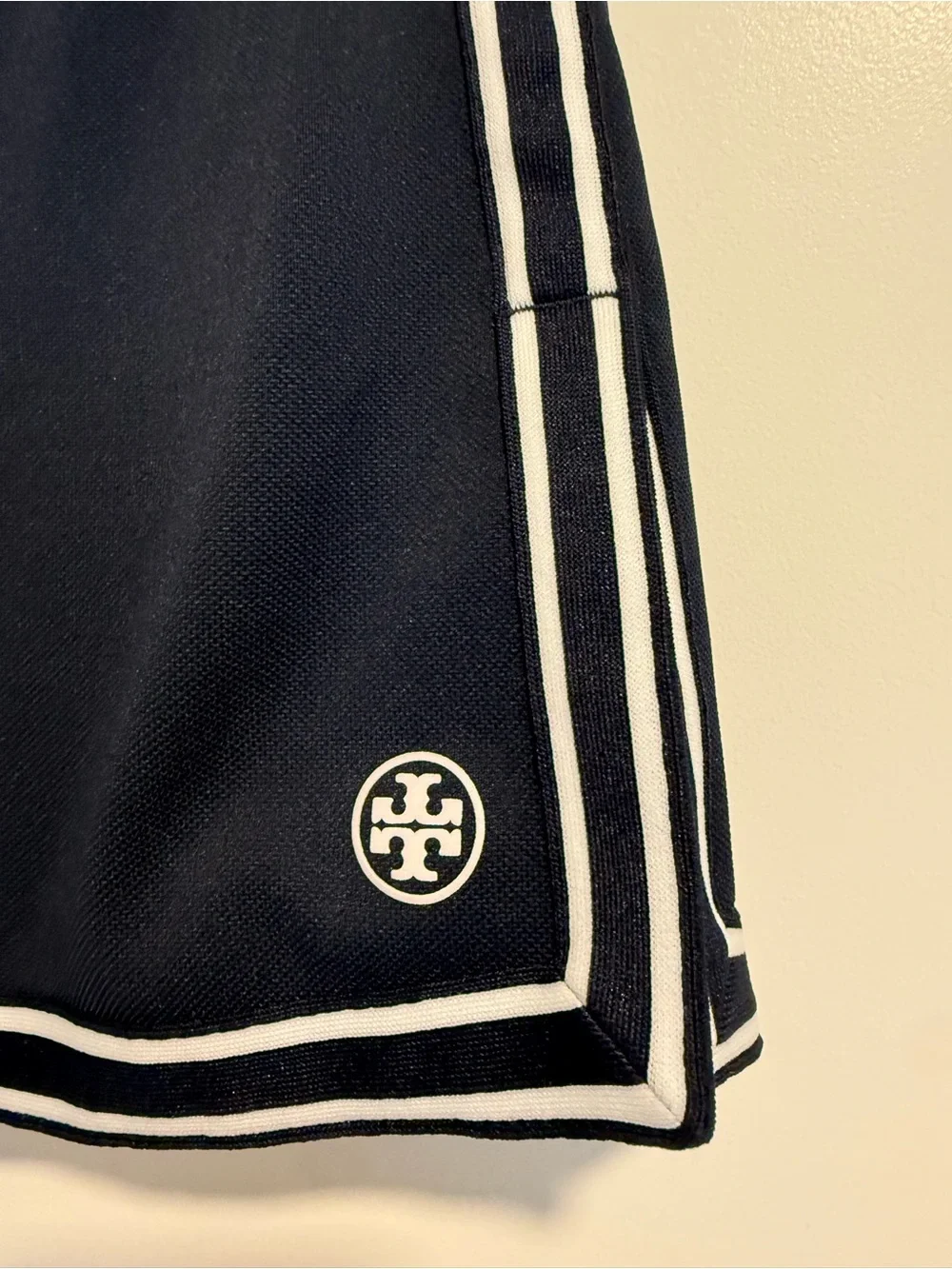 Tory Burch Navy Skort with White Trim